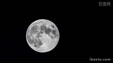 月亮延时4K实拍镜头